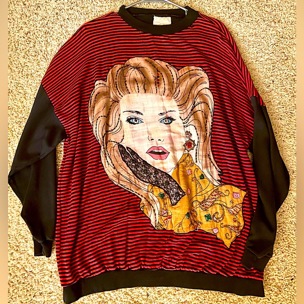 Vintage 80’s Oversized Jou Jou Sweater